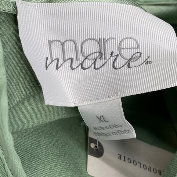 NEW MARE MARE Women’s Fit & Flare Midi Dress Size XL Moss Green - Picture 5 of 11